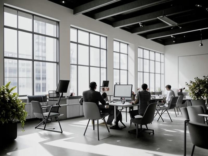 Startup parisienne collaborant dans un espace moderne